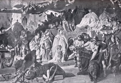 Suchnelda Germanicuksen voitossa tekijältä Karl Theodor von Piloty